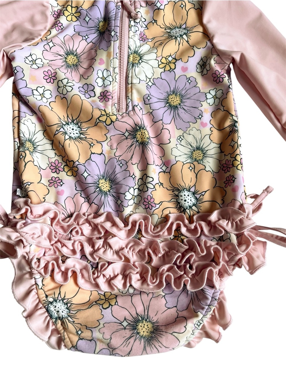 Caden Lane UV Protection Ruffle Bottom Swimsuit - Picture 5 of 10